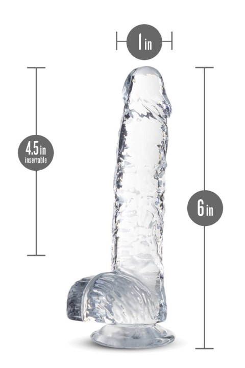 Dildo krystaliczny Naturally Yours Diamond 15 cm Blush