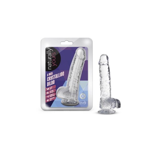Dildo krystaliczny Naturally Yours Diamond 15 cm Blush
