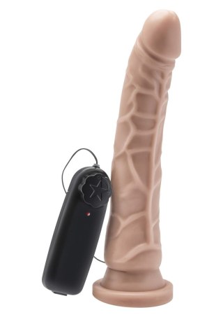 Dong 8 inch Vibrating Light skin tone SCALA