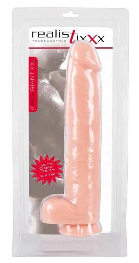 Gigantyczne dildo Realistixxx Giant 3XL 42 cm PVC Realistixxx