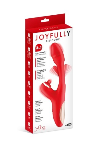 Joyfully 3-in-1 Rabbit Vibrator with Tapotem Comcorde - SAS EDITIONS CONCORDE