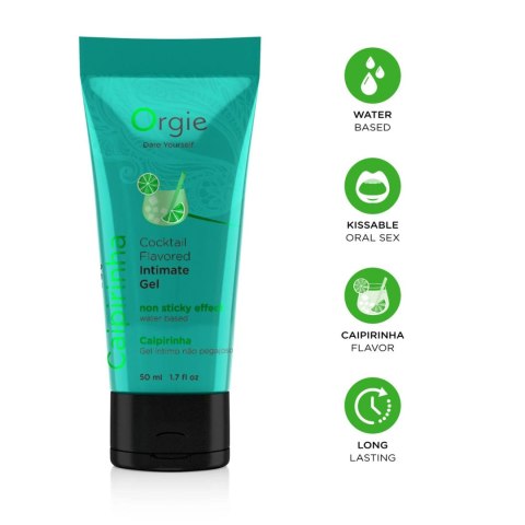 Lube Tube Cocktail Caipirinha - 50ml Orgie - BEAUTYENIGMA LDA