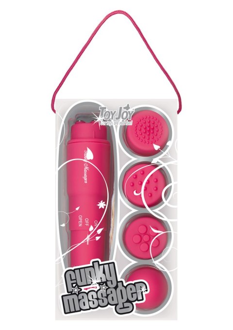 Masażer ToyJoy Funky różowy na baterie AA TOYJOY