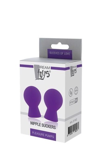 PLEASURE PUMPS NIPPLE SUCKERS PURPLE TONGA