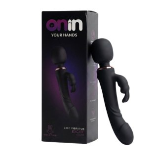 Rabbit vibrator - black ORION