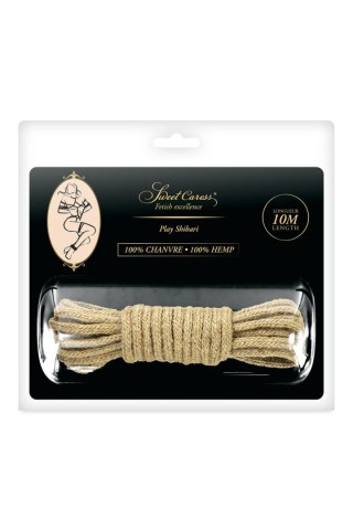 SM BONDAGE HEMP ROPE 5M (Size: S) Comcorde - SAS EDITIONS CONCORDE