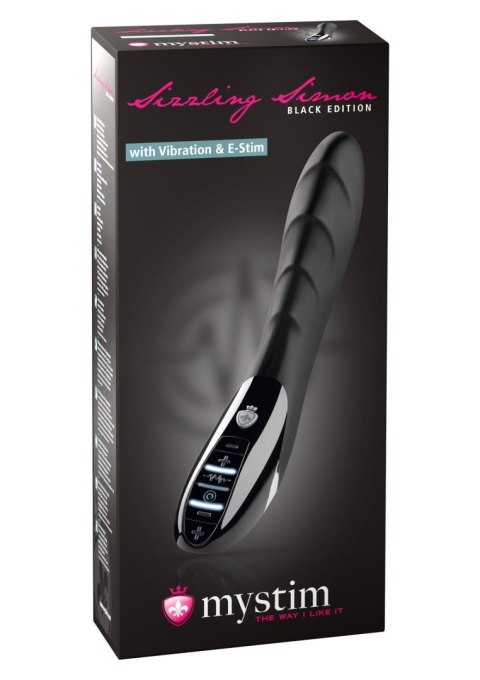 Sizzling Simon Estim Vibrator Black SCALA