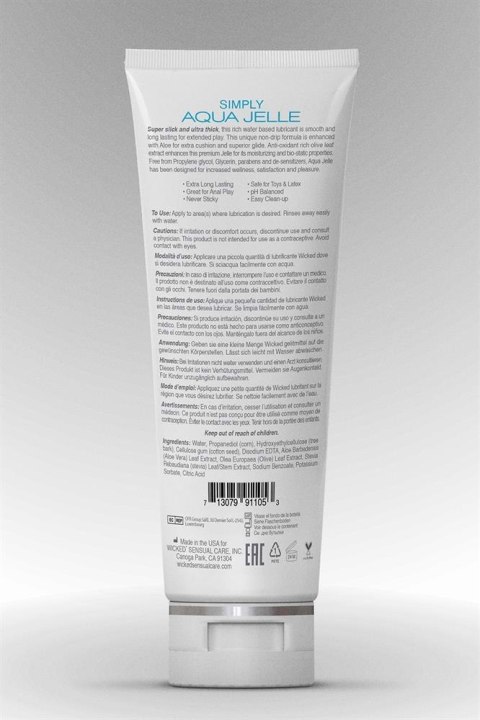 WICKED SIMPLY AQUA JELLE 120ML TONGA