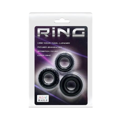BAILE- THREE COCK RINGS SETS Baile - Boys of Toys Sp. z. o.o. (dystrybutor)
