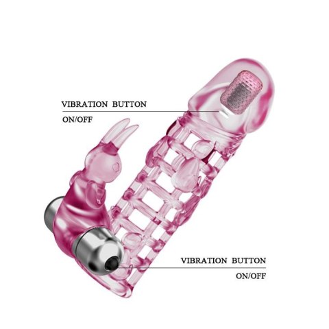 BAILE - ULTIMATE LOVE SLEEVE, Vibration 10 vibration functions Baile - Boys of Toys Sp. z. o.o. (dystrybutor)