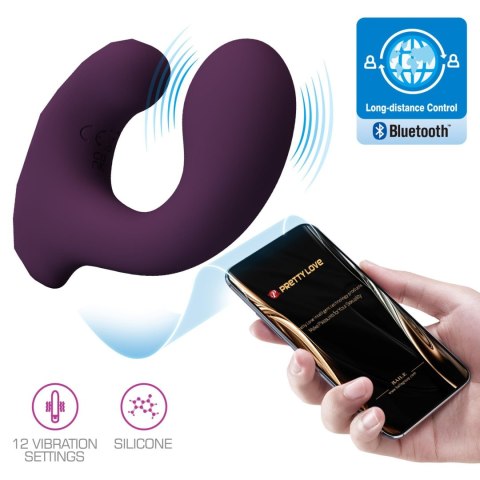PRETTY LOVE - Billy Purple, 12 vibration functions Mobile APP remote control Baile - Boys of Toys Sp. z. o.o. (dystrybutor)