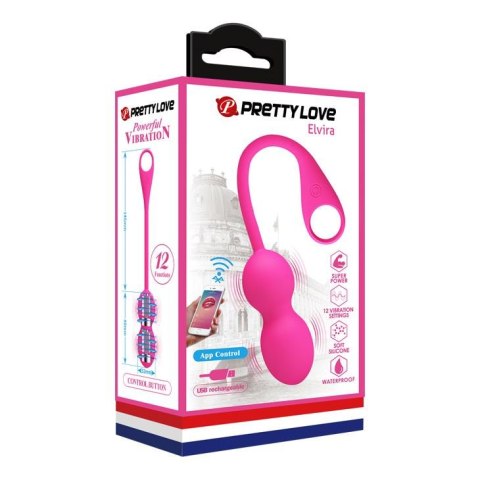 PRETTY LOVE - ELVIRA Pink- Kegel balls Baile - Boys of Toys Sp. z. o.o. (dystrybutor)