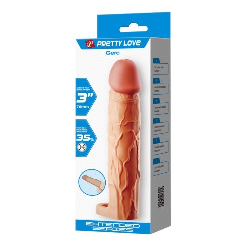 PRETTY LOVE - Gerd Flesh, Extend your penis lenghth 3'' (76mm) Baile - Boys of Toys Sp. z. o.o. (dystrybutor)