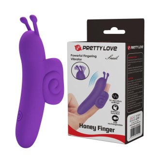 PRETTY LOVE - Snail Honey Finger, 10 vibration functions Memory function Baile - Boys of Toys Sp. z. o.o. (dystrybutor)