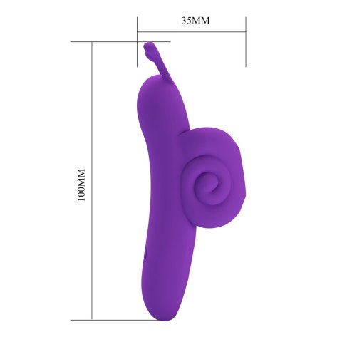 PRETTY LOVE - Snail Honey Finger, 10 vibration functions Memory function Baile - Boys of Toys Sp. z. o.o. (dystrybutor)