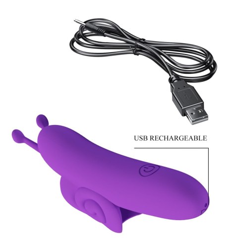 PRETTY LOVE - Snail Honey Finger, 10 vibration functions Memory function Baile - Boys of Toys Sp. z. o.o. (dystrybutor)