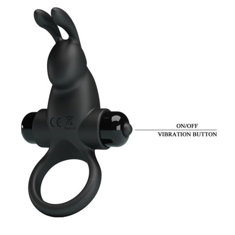 PRETTY LOVE - VIBRANT PENIS RING I Black Baile - Boys of Toys Sp. z. o.o. (dystrybutor)