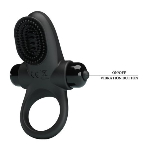 PRETTY LOVE - VIBRANT PENIS RING II Black Baile - Boys of Toys Sp. z. o.o. (dystrybutor)