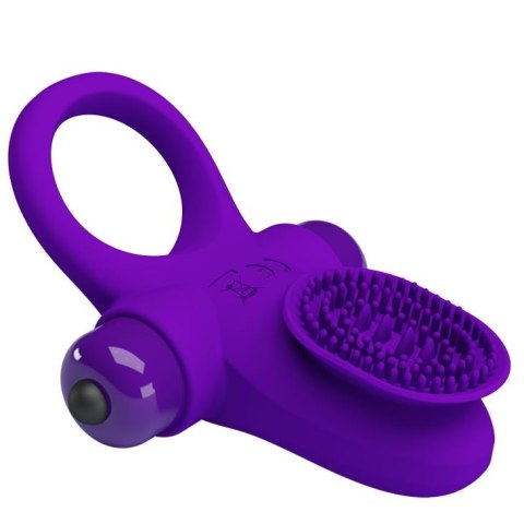 PRETTY LOVE - VIBRANT PENIS RING II Purple Baile - Boys of Toys Sp. z. o.o. (dystrybutor)