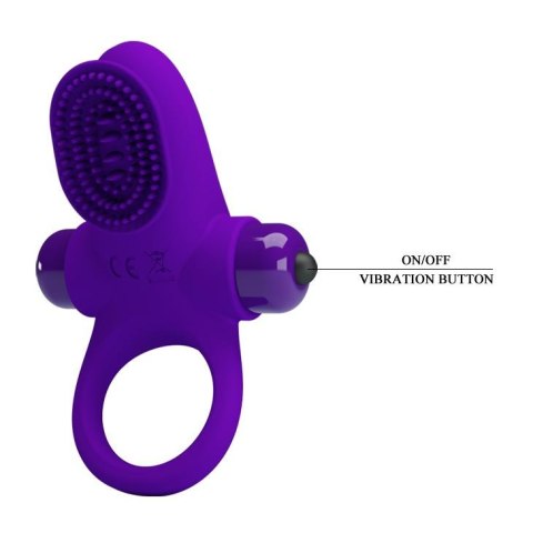 PRETTY LOVE - VIBRANT PENIS RING II Purple Baile - Boys of Toys Sp. z. o.o. (dystrybutor)