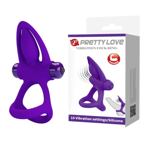 PRETTY LOVE - VIBRATION COCK RING, 10 vibration functions Baile - Boys of Toys Sp. z. o.o. (dystrybutor)