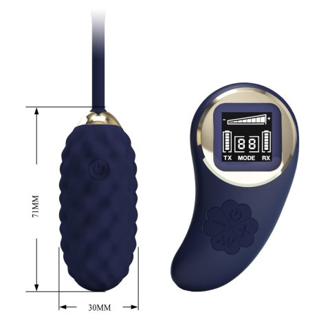 PRETTY LOVE - Vivian Blue, 10 vibration functions 9 speed levels Wireless remote control Baile - Boys of Toys Sp. z. o.o. (dystrybutor)