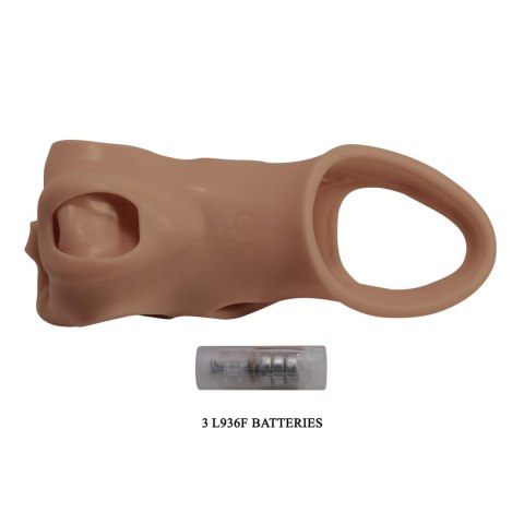 Pretty Love 8.7" Vibrating Penis Sleeve Extender Baile - Boys of Toys Sp. z. o.o. (dystrybutor)