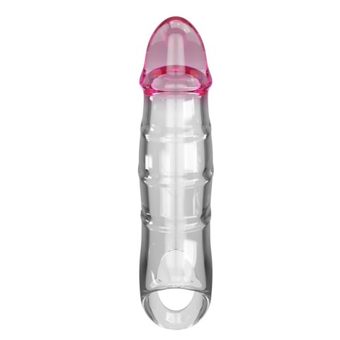 Pretty Love Penis Sleeve - Damell Clear Pink Baile - Boys of Toys Sp. z. o.o. (dystrybutor)