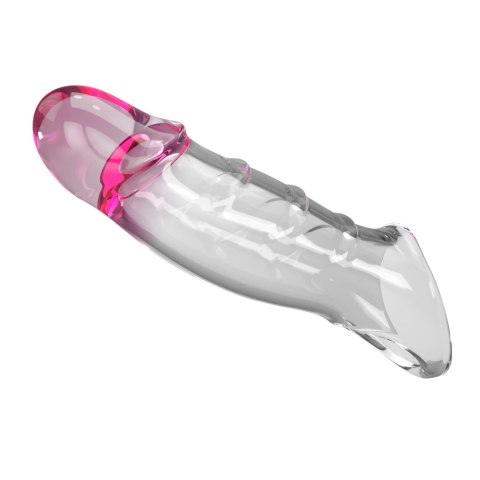 Pretty Love Penis Sleeve - Damell Clear Pink Baile - Boys of Toys Sp. z. o.o. (dystrybutor)