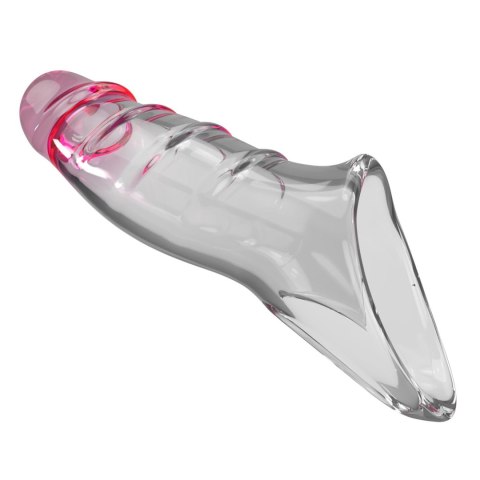 Pretty Love Penis Sleeve - Damell Clear Pink Baile - Boys of Toys Sp. z. o.o. (dystrybutor)