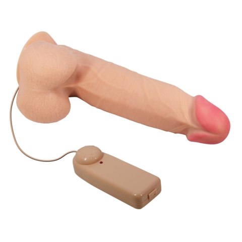 BAILE - Sliding Skin 8,5'' Flesh Vibration Bendable Suction base TPR ABS Baile - Boys of Toys Sp. z. o.o. (dystrybutor)
