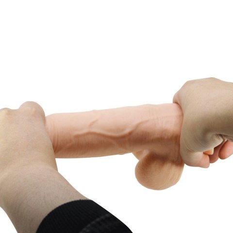 BAILE - Sliding Skin 8,5'' Flesh Vibration Bendable Suction base TPR ABS Baile - Boys of Toys Sp. z. o.o. (dystrybutor)