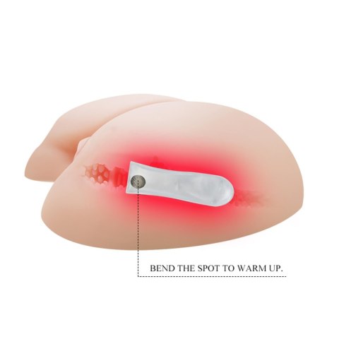 BAILE- VAGINA AND ASS, Heating function Vibration Sex talk Baile - Boys of Toys Sp. z. o.o. (dystrybutor)