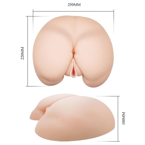 BAILE- VAGINA AND ASS, Heating function Vibration Sex talk Baile - Boys of Toys Sp. z. o.o. (dystrybutor)