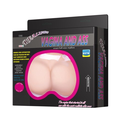 BAILE- VAGINA AND ASS, Heating function Vibration Sex talk Baile - Boys of Toys Sp. z. o.o. (dystrybutor)