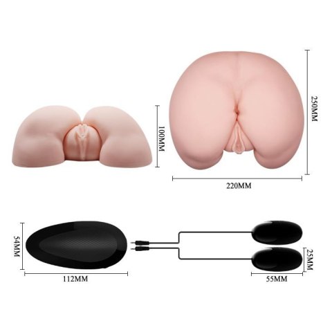 CRAZY BULL - Vagina and Anal 6 function vibrations Baile - Boys of Toys Sp. z. o.o. (dystrybutor)