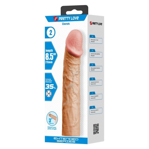 DEREK, 8.5" , waterproof, tpr Pretty Love