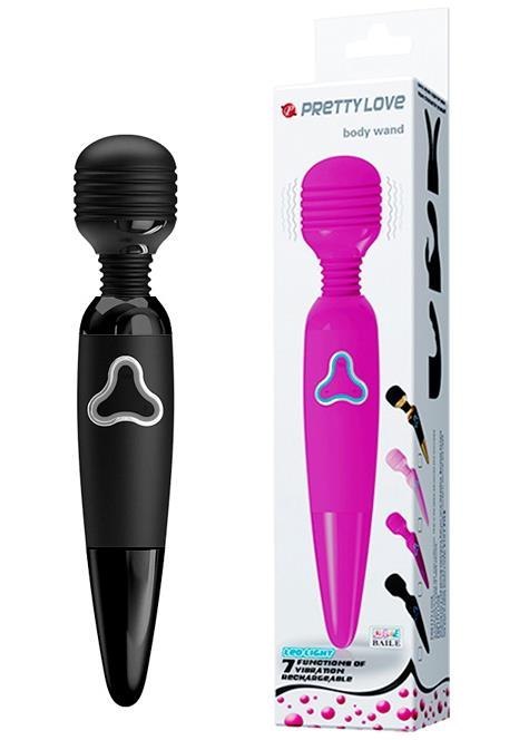 PRETTY LOVE - BODY WAND BLACK 7 FUNCTION Baile - Boys of Toys Sp. z. o.o. (dystrybutor)