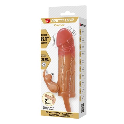 PRETTY LOVE - Osmar, 20,5 cm, 10 Wibracji, TPR Pretty Love