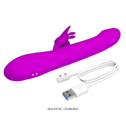 Pretty Love Bella Purple - Butterfly Rabbit Vibrator Baile - Boys of Toys Sp. z. o.o. (dystrybutor)