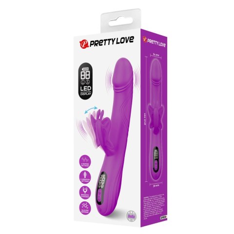 Pretty Love Bella Purple - Butterfly Rabbit Vibrator Baile - Boys of Toys Sp. z. o.o. (dystrybutor)