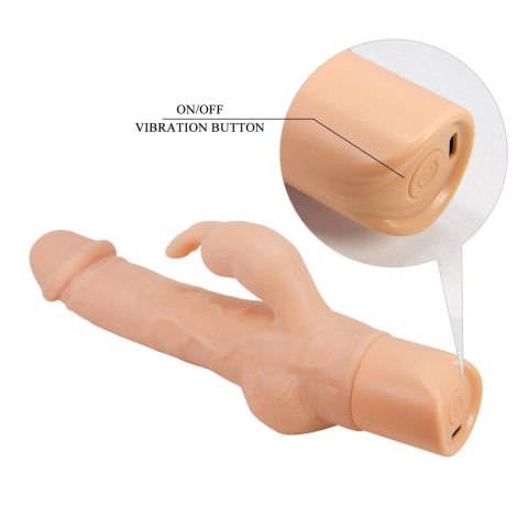 Pretty Love Ellison Flesh - Rabbit Realistic Vibrator Baile - Boys of Toys Sp. z. o.o. (dystrybutor)