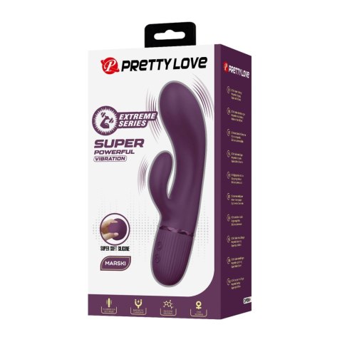 Pretty Love Marski Purple - Rabbit Vibrator Baile - Boys of Toys Sp. z. o.o. (dystrybutor)