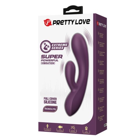 Pretty Love Rosolyn Purple - Rabbit Vibrator Baile - Boys of Toys Sp. z. o.o. (dystrybutor)