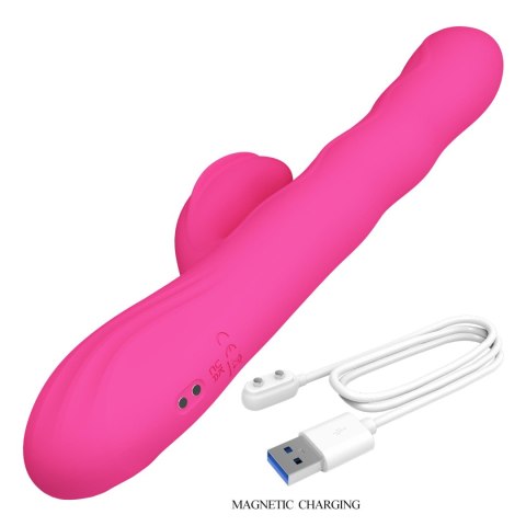 Pretty Love Winters Pink - Rotating Rabbit Vibrator Baile - Boys of Toys Sp. z. o.o. (dystrybutor)