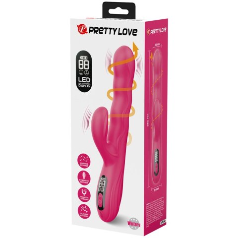 Pretty Love Winters Pink - Rotating Rabbit Vibrator Baile - Boys of Toys Sp. z. o.o. (dystrybutor)
