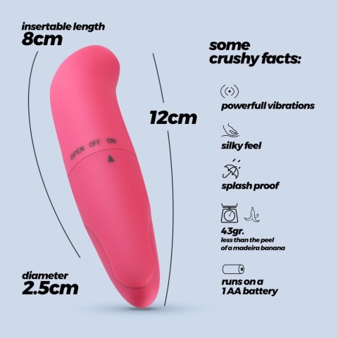 CRUSHIOUS G-FINDER MINI MASSAGER PINK Crushious - Lunyvan S.L.
