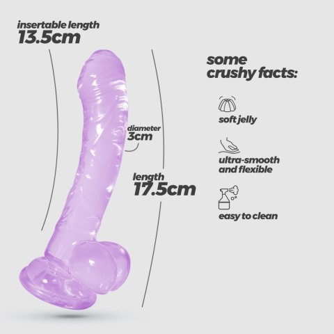 CRUSHIOUS HUDINI JELLY ANAL DILDO PURPLE Crushious - Lunyvan S.L.