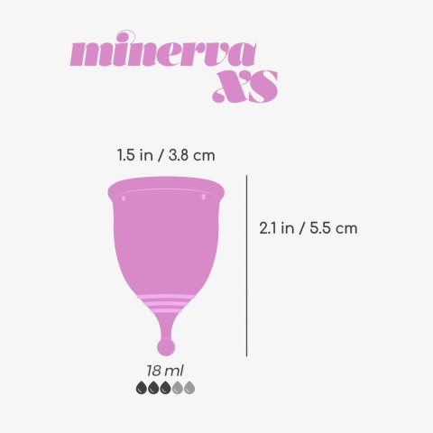 CRUSHIOUS MINERVA XS MENSTRUAL CUP WITH POUCH Crushious - Lunyvan S.L.