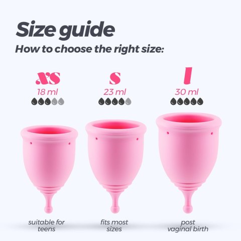 CRUSHIOUS MINERVA XS MENSTRUAL CUP WITH POUCH Crushious